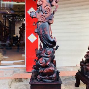 Đạt Ma Song Long trắc đỏ đen