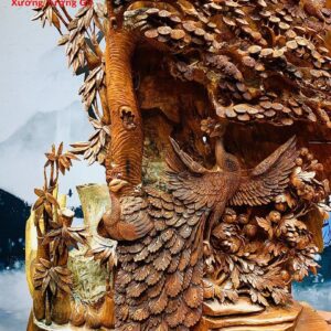 Phu thê viên mãn gỗ cẩm.
