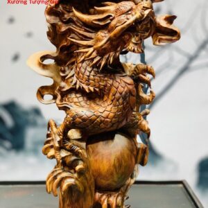 Đạt ma hàm long gỗ sưa.