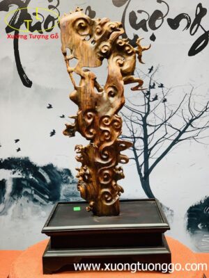 Đạt ma hàm long gỗ sưa.