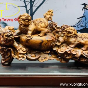 Cầu tam nghê gỗ sưa.