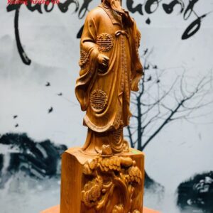 Khổng Minh gỗ hương.