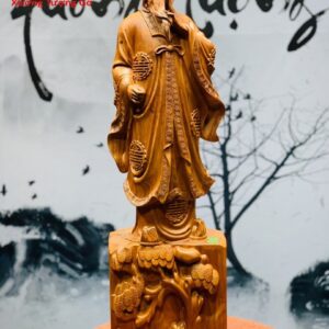 Khổng Minh gỗ hương.