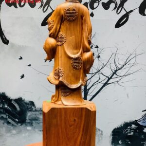 Khổng Minh gỗ hương.