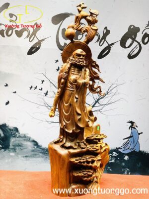 Đạt ma đứng tùng gỗ hương ta.