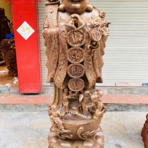 Di Lặc chúc phúc mun đuôi công.