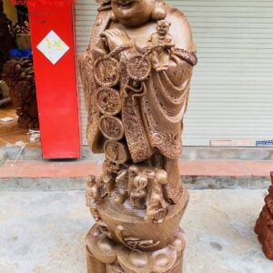 Di Lặc chúc phúc mun đuôi công.
