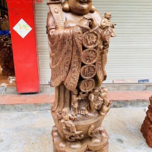 Di Lặc chúc phúc mun đuôi công.