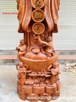 Di Lặc chúc phúc gỗ hương 1m3