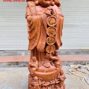 Di Lặc chúc phúc gỗ hương 1m3