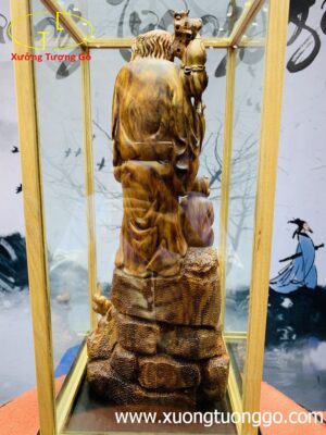 Tượng ông thọ gỗ sưa.