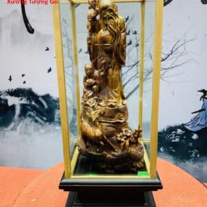 Tượng ông thọ gỗ sưa.