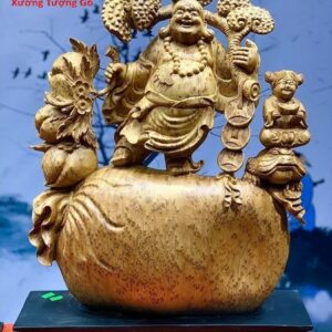 Di lặc gánh linh chi nu ngọc am.