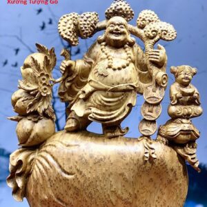 Di lặc gánh linh chi nu ngọc am.