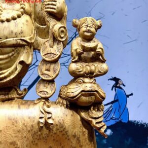 Di lặc gánh linh chi nu ngọc am.