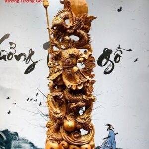 Quan công ngự tam long hương đá.