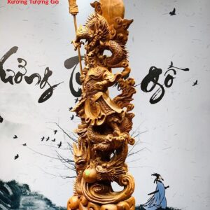 Quan công ngự tam long hương đá.