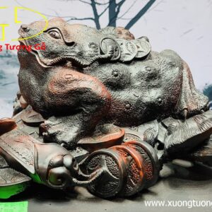 Thiềm thừ gỗ trắc.