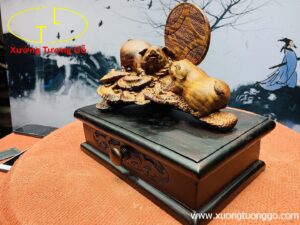 Cặp heo gỗ sưa