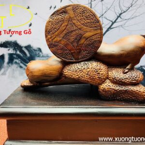 Cặp heo gỗ sưa