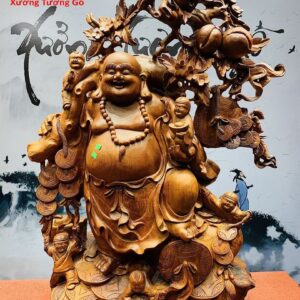 Di Lặc ngũ tiểu vác đào hương ta.