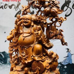 Di Lặc ngũ tiểu vác đào hương ta.
