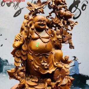 Di Lặc ngũ tiểu vác đào hương ta.