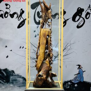 Phượng Hoàng lửa gỗ sưa.