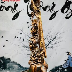 Phượng Hoàng lửa gỗ sưa.