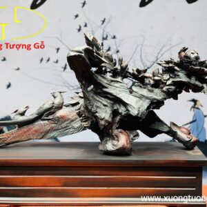 Chim trĩ song điểu hoa phù dung.