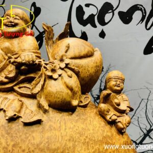 Di Lặc Tam Tiểu Gỗ Nu Ngọc Am