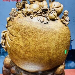 Di Lặc Tam Tiểu Gỗ Nu Ngọc Am