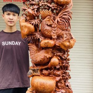 Gia đình gà nu hương.