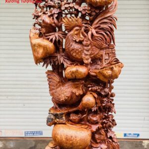 Gia đình gà nu hương.