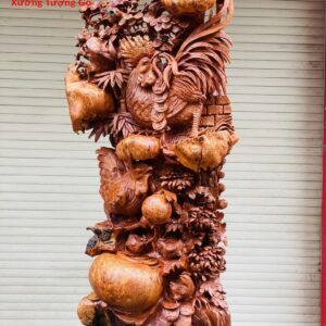 Gia đình gà nu hương.