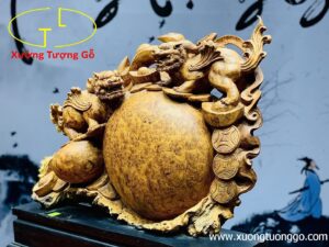 Tỳ Hưu vờn ngọc nu hương.