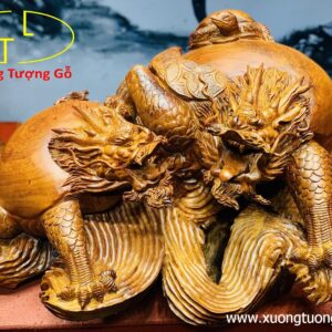 Gia đình long quy gỗ hương