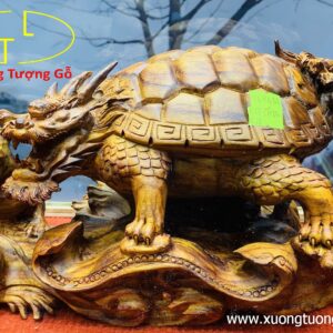 Gia đình long quy gỗ sưa