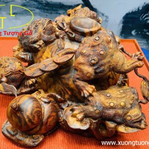 Ngũ cóc trấn chum tiền gỗ sưa