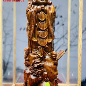Di Lặc nhị tiểu dị nghê gỗ sưa