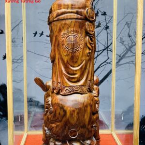 Di Lặc nhị tiểu dị nghê gỗ sưa