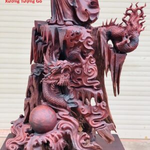 Đạt Ma Hàm Long gỗ trắc
