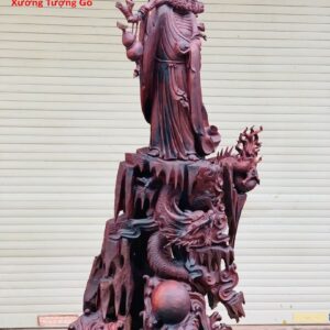 Đạt Ma Hàm Long gỗ trắc
