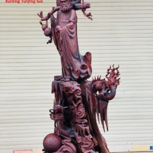 Đạt Ma Hàm Long gỗ trắc