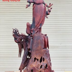 Đạt Ma Hàm Long gỗ trắc