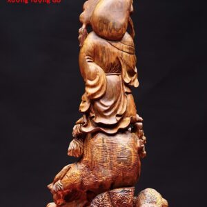 Di Lặc đứng sâm gỗ sưa