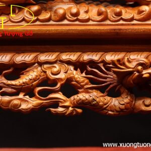 Giá ngà Long Ly Quy Phụng gỗ hương