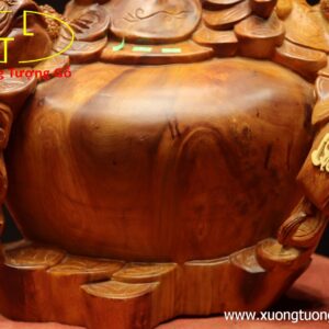 Tam cóc chấn chum tiền tài lộc gỗ hương