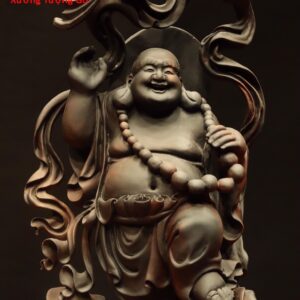 Di Lặc đứng núi tiền gỗ trắc