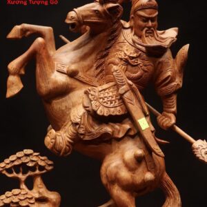 Quan Công cưỡi ngựa tùng hương
